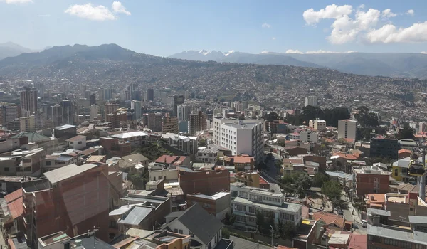 La Paz, ボリビアの都市の景観 — ストック写真