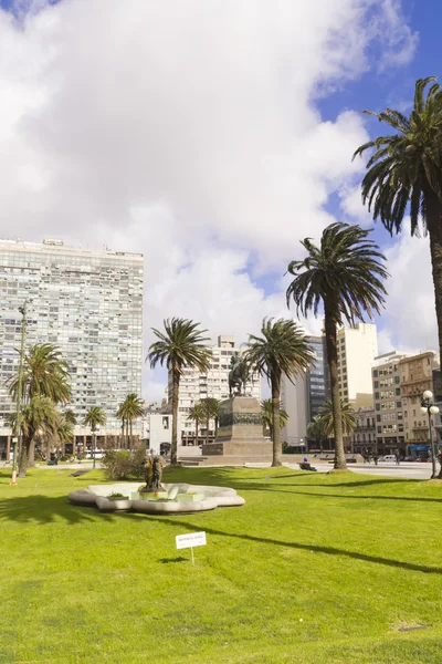 The city center of Montevideo, Uruguay — Stock Photo, Image