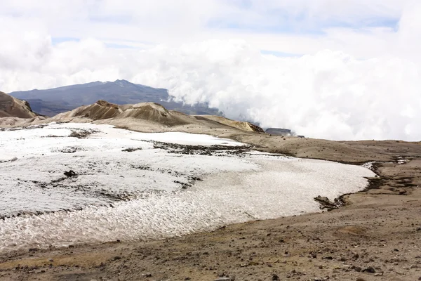 Glaciären vulkanen Nevado del Ruiz, Colombia — Stockfoto