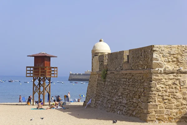 Caleta Strand. cadiz. — Stockfoto