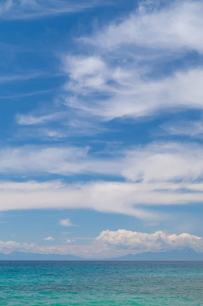 Güzel plaj, chalkidiki Yarımadası, Yunanistan — Stok fotoğraf