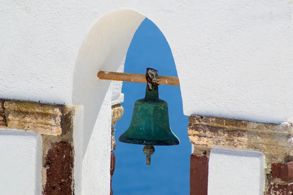 Arquitectura tradicional del pueblo de Oia en la isla de Santorini, Gre —  Fotos de Stock