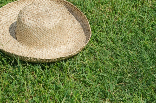 Sombrero en el fondo del césped —  Fotos de Stock