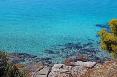 Summer resort of Halkidiki peninsula in Greece clipart
