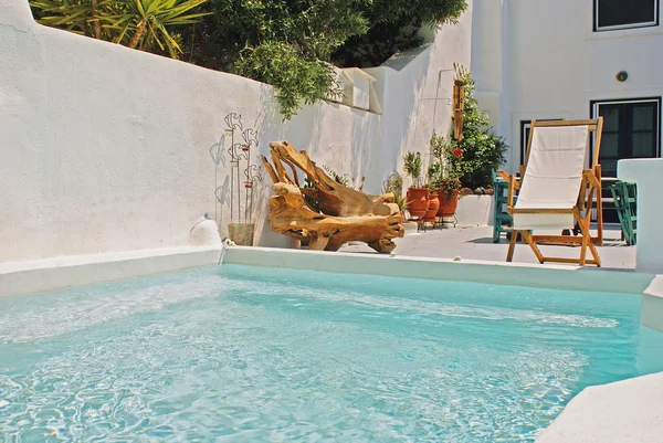 Hagyományos görög ház santorini-sziget, Görögország — Stock Fotó