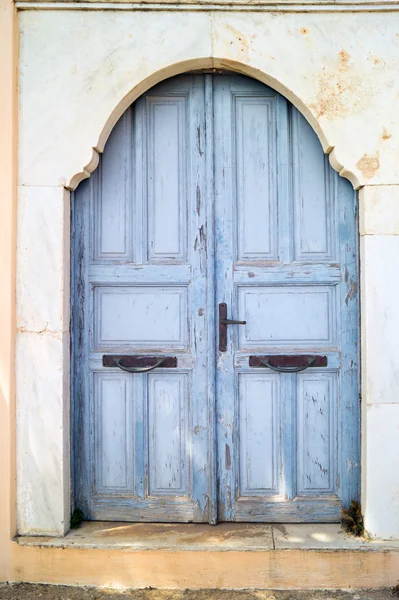 Traditional architecture of Oia village on Santorini island, Gre — Stock Photo, Image