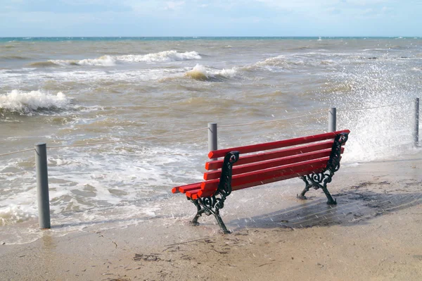 Mar tras tormenta en Chalkidiki Penisnula, Grecia — Foto de Stock