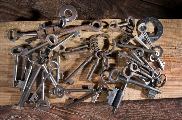 Workplace carpenter. Wood and a few tools Royalty Free Stock Images