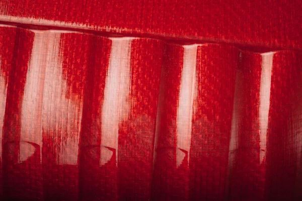 Guscio rosso struttura in fibra di carbonio, vista da vicino — Foto Stock