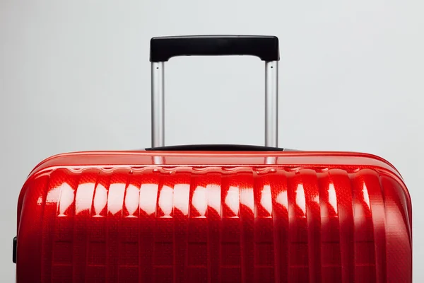 Μέρος του άνθρακα κόκκινη βαλίτσα — Φωτογραφία Αρχείου