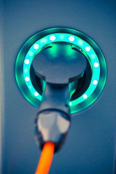 Presa di corrente del caricabatterie per auto elettriche — Foto Stock