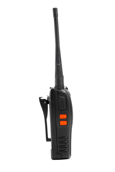 Radio portatile Walkie-talkie isolato su bianco — Foto Stock