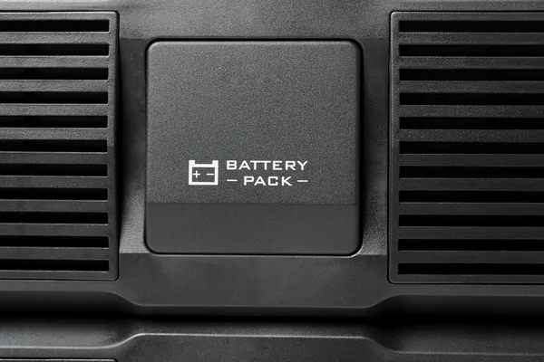Avbrottsfri elkälla (ups) reserv batteri, närbild Visa — Stockfoto