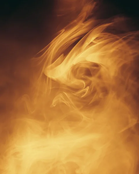 Varmt ljus i rök bakgrund — Stockfoto