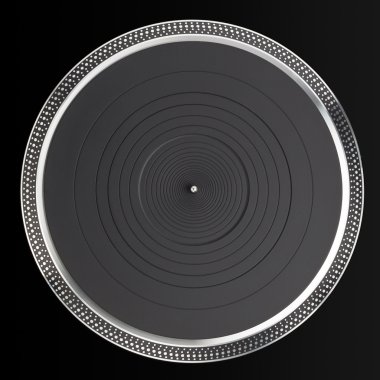 siyah, en iyi görünümü tepside pikap