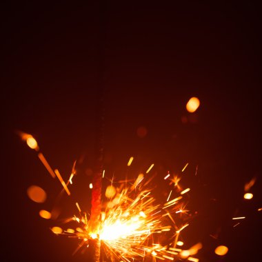 Haze kırmızı ışık ile Noel maytap