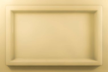 Balmumu, kopyalama alanı arkaplanından çıkarılmış mum çerçeve, 3d oluşturma