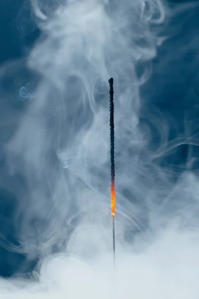 Extinct Sparkler Dense Smoke — Stock Photo, Image