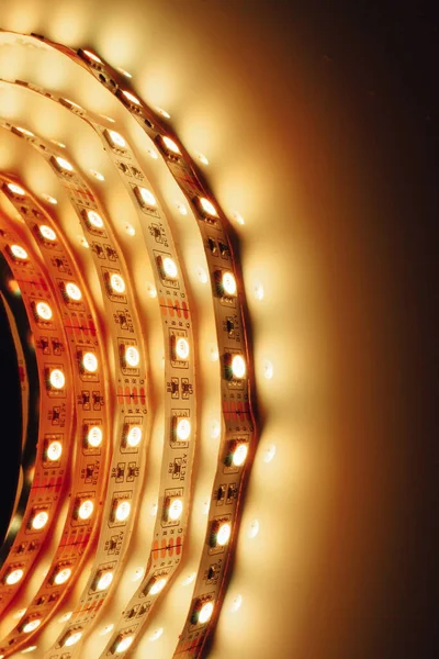 Led Strip Warm Licht Roll — Stockfoto