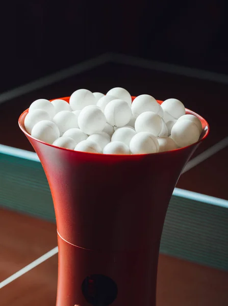 Table Tennis Balls Robot Trainer — Stock Photo, Image