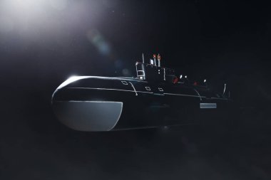 Gece nükleer borei sınıfı denizaltı modeli