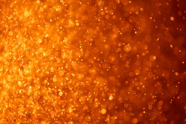 Abstrato fundo laranja com partículas — Fotografia de Stock