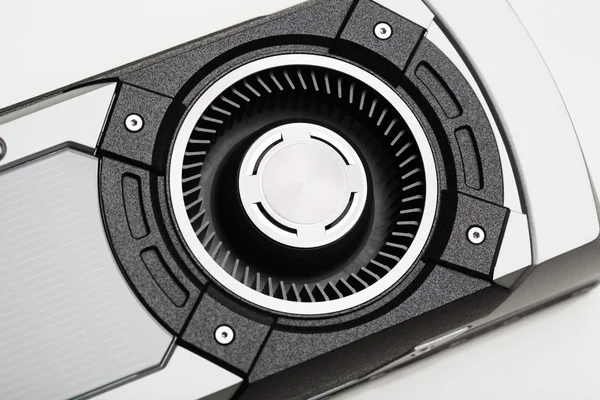 Turbo-Fan der Grafikkarte — Stockfoto