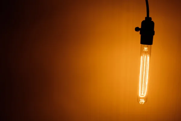 Bulb lamp with warm light — Stock Photo, Image