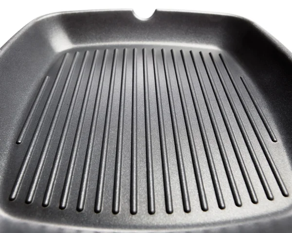 Stripped surface of steak frying pan — Stock Photo, Image