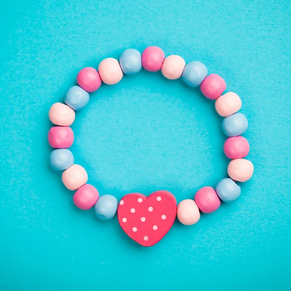 Pulsera de juguete con forma de corazón — Foto de Stock