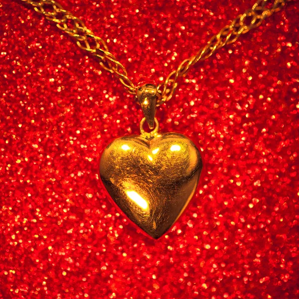 Pendentif coeur or — Photo