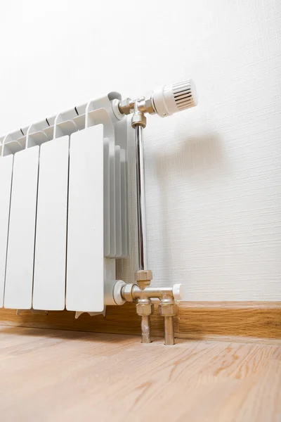 Heating radiator at home — Stock Photo, Image