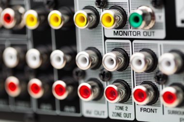 RCA yuva ses surround alıcı amplifikatör