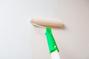 duvar resmi boya silindiri ile