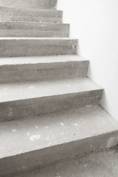 Concrete staircase under construction — Stock Photo, Image