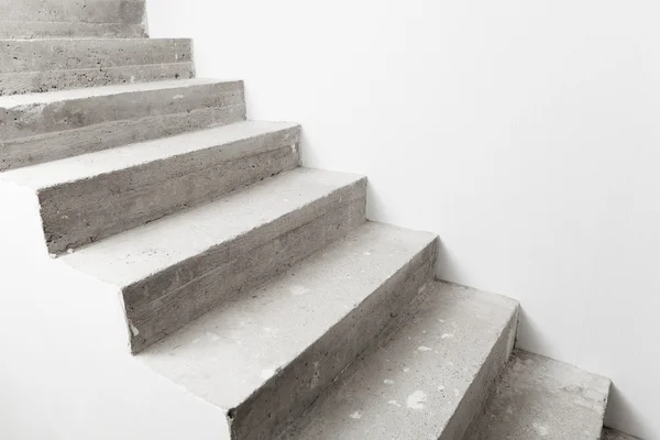 Concrete staircase under construction — Stock Photo, Image