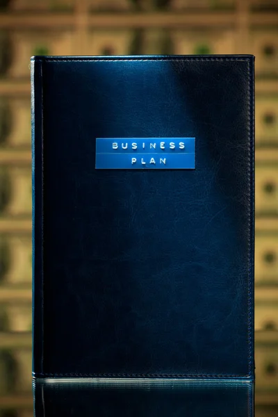 Libro del plan de negocio — Foto de Stock