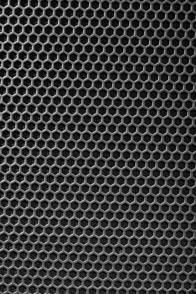 Malla metálica de la textura de la parrilla del altavoz — Foto de Stock
