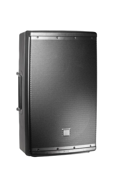 Professional audio speaker PA, isolated on white — Stock Photo, Image