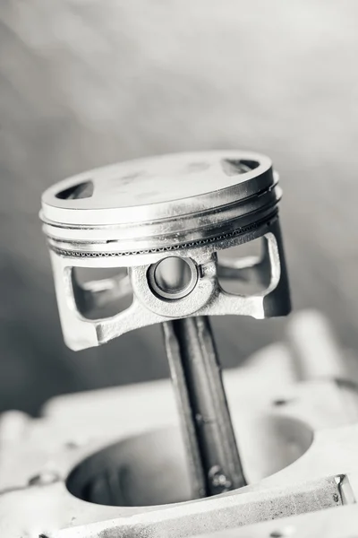 Piston moteur, vue rapprochée — Photo