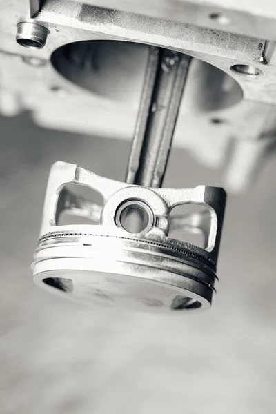 Piston moteur, vue rapprochée — Photo