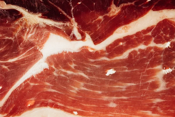 Konsistens av spansk skinka - iberico bellota jamon — Stockfoto