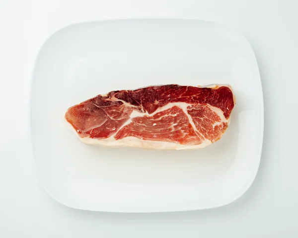 Spanischer Schinken ohne Knochen - iberico bellota jamon — Stockfoto