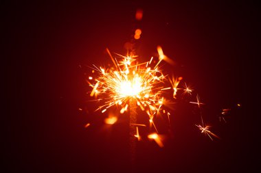 Haze kırmızı ışık ile Noel maytap