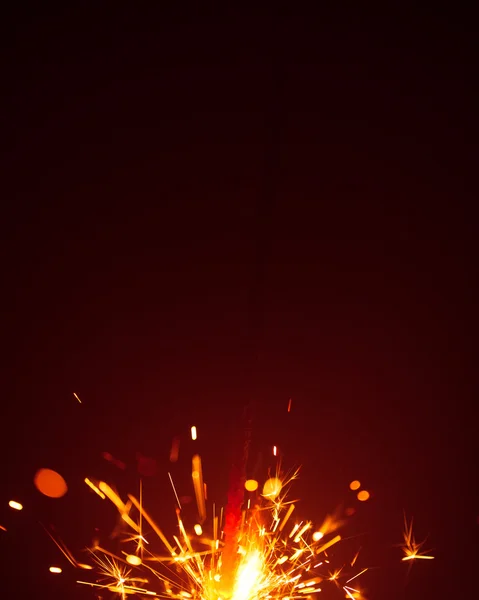 Fondo de Navidad con luz brillante y espacio de copia — Foto de Stock