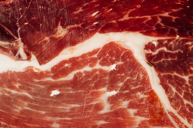 texture of spanish ham - iberico bellota jamon clipart