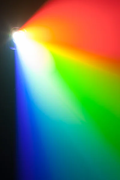 Luz do espectro rgb do projetor — Fotografia de Stock
