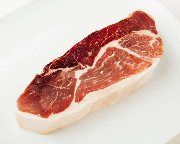 Benfri spansk skinka - iberico bellota jamon — Stockfoto