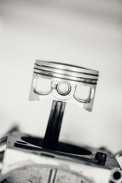 Piston moteur, vue rapprochée — Photo