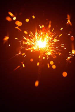 Haze kırmızı ışık ile Noel maytap